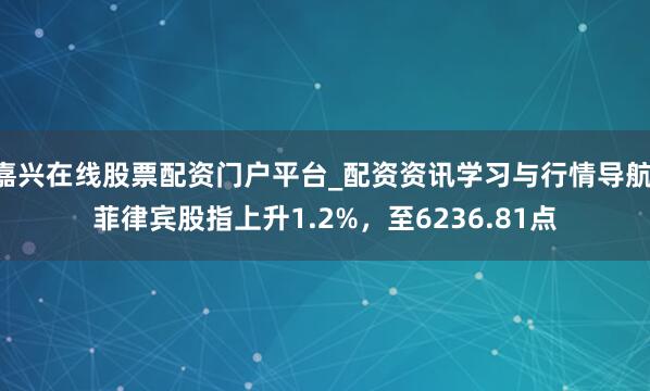 嘉兴在线股票配资门户平台_配资资讯学习与行情导航 菲律宾股指上升1.2%，至6236.81点